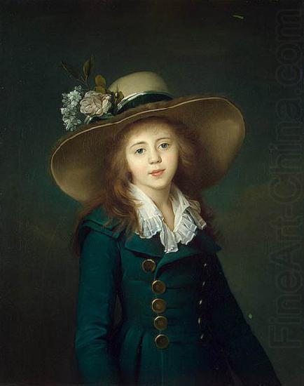 Jean-Louis Voille Portrait of Elisaveta Alexandrovna Demidov, nee Stroganov (1779-1818), here as Baronesse Stroganova china oil painting image